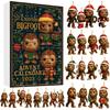 Рождественский обратный отсчет Слепой бокс Подвеска Бигфут из акрила для праздничных подарков и украшений