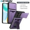 KEYSION Сумка-кошелек Чехол для телефона для Huawei Honor X5c Plus X5d Plus Защита сдвижной камеры Подставка Ударопрочная задняя крышка
