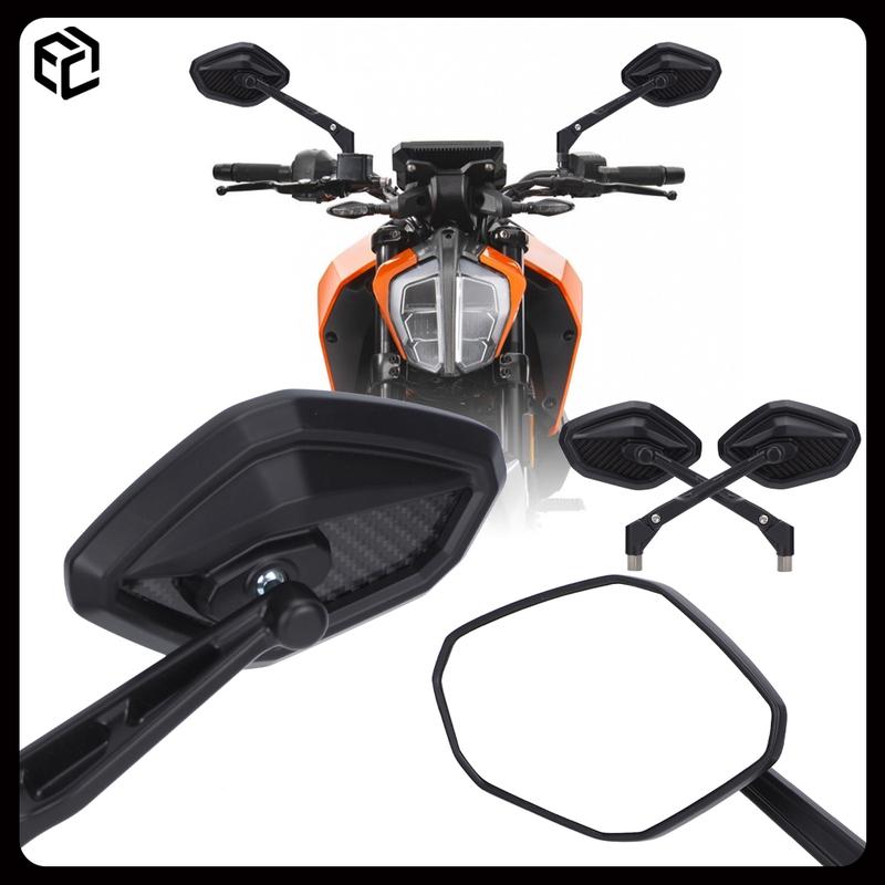 Мотоциклетное зеркало заднего вида из углеродного волокна для серии KTM DUKE / SM / SMC Боковые зеркала CNC Аксессуары для мотоциклов