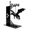 Fantasy Dragon Bookshelf Lamp Gothic Library Bookshelf Lamp Dragon Bookend Light  Book Lovers Gift