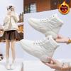 2024 Winter New Fashion Warm Women's Snow Boots Thick Sole Leisure Outdoor High-top Sneakers Ladies Lace-up Ankle Boots 35-40