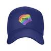 Fashion Rainbow LGBT Pride Baseball Cap Women Unisex Breathable Gay Lesbian Dad Hat Summer Hats Outdoor Snapback Caps