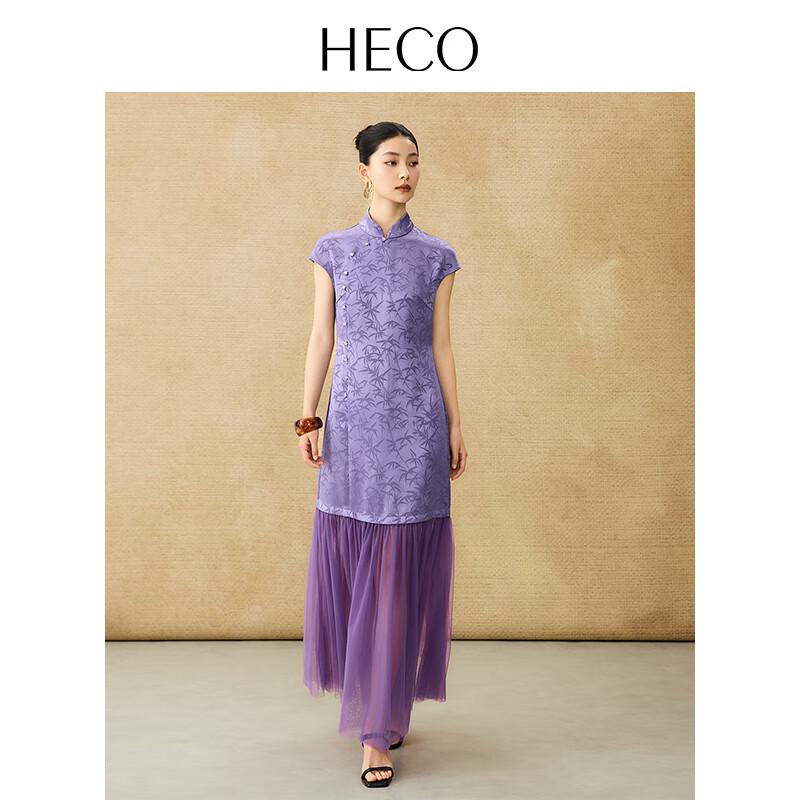 Heco Новое жаккардовое платье ципао в китайском стиле