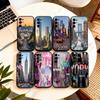 N-New York C-City Phone Case For Samsung S25,S24,S21,S22,S23,S30,Ultra,S20,Plus,Fe,Lite,Note,10,Black Cover