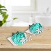 2pcs Diamond Rose Wrist Corsage Rose Red Wedding Corsage Beautiful Hand Flower  For Bridesmaid