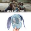 О боже, бейсболка с круглым верхом и кроличьими ушками Newjeans Hanni Danielle на лето