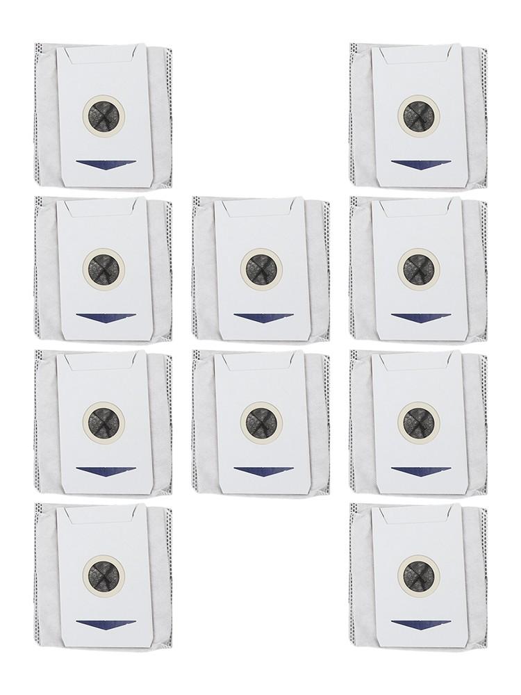Для Ecovacs T30S Совместимые Сменные Пылесборники 10 Штук Нетканые Материалы