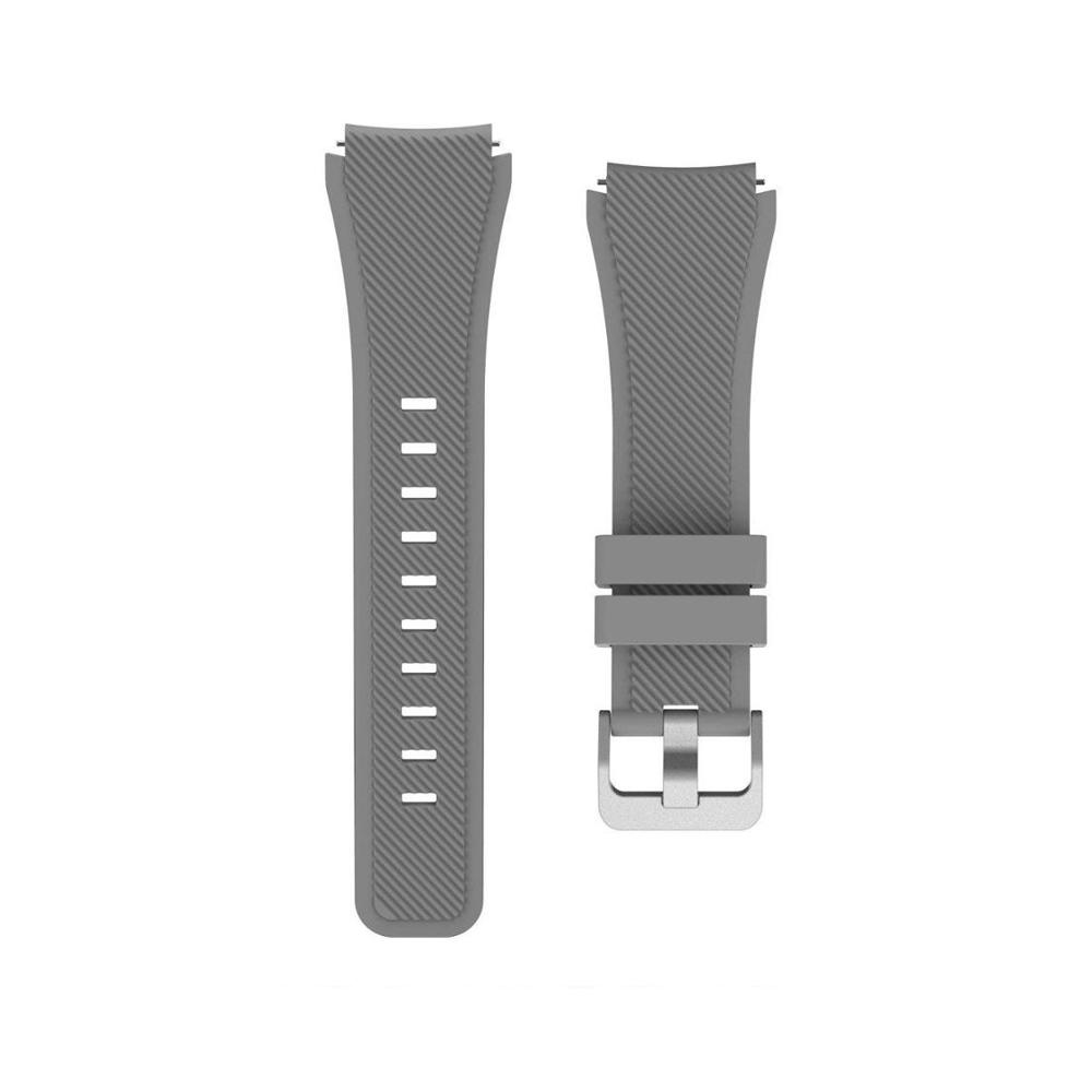 Классический силиконовый ремешок 22 мм для Samsung Watch 3/Gear S3 Frontier/Huawei Watch 3/3 Pro/GT/2 спортивный ремешок для Amazfit GTR/Stratos/Pace