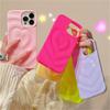 Корейский милый розовый глянцевый чехол с сердечком для Iphone 14 13 12 11 Pro Max X Xs Xr Lovely Y2k противоударный мягкий чехол Funda