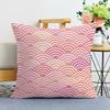 Декоративная наволочка с розовым девчачьим принтом для спальни, гостиной, квадратная подушка, наволочка