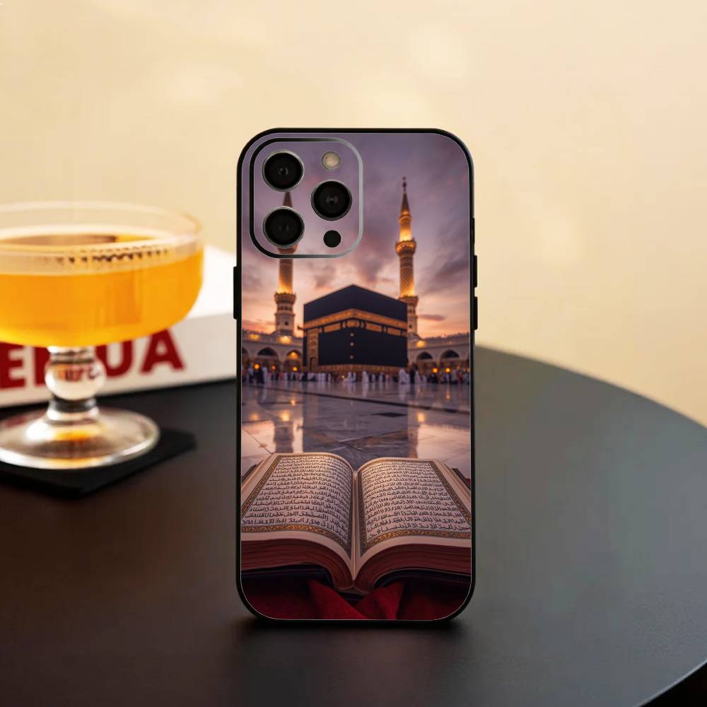 I-IN Мекка Паломники Искусство Чехол для Телефона Силиконовый Мягкий Для IPhone 17 16 15 14 13 12 11 X XR Plus Pro Max Plus