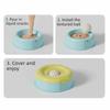 Bite Resistant Pet Liquid Slow Bowls Anti-Choking Cat Yogurt Licking Plate  Puppy Training
