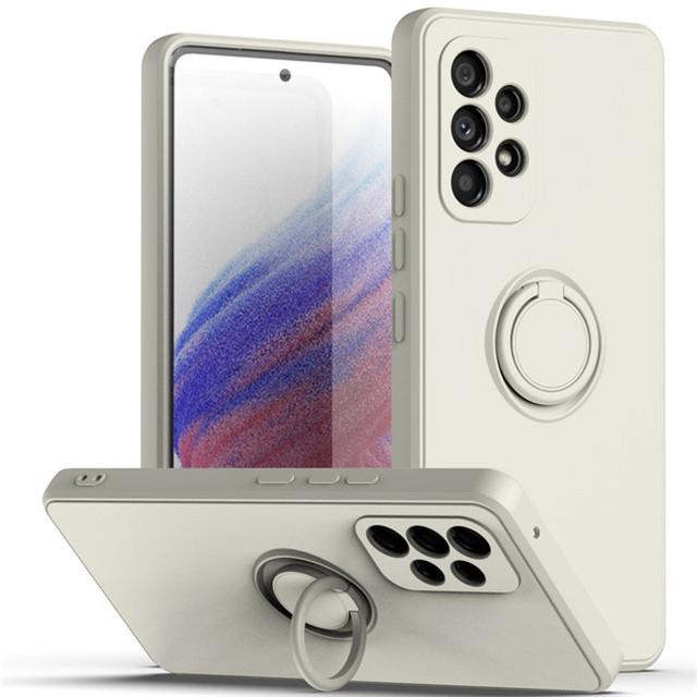 Магнитные чехлы-держатели с кольцами для Samsung Galaxy A53 5g A52s A54 A51 A12 A71 A50 A32 4g A13 A52 A34 A14 A33, жидкий силиконовый чехол