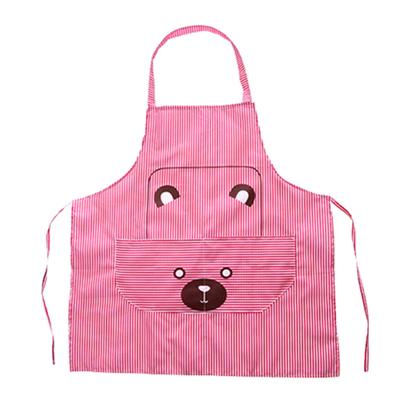 Милый медведь готовит ресторанный дизайн Кухня без рукавов с карманом для фартука