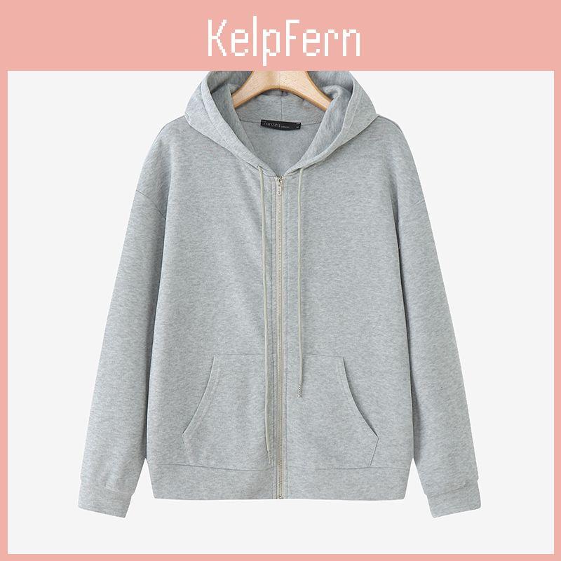 Women Zanzea Long Casual Hooded Sleeve Zipper Sweatshirt Outwear