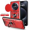 Для Realme 13+ 5G Чехол Сдвижная Шторка Камеры Бронированные Чехлы для Телефона Для OPPO Realme 13 Plus 5G RMX5002 Магнитный Держатель-Кольцо Задняя Крышка