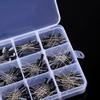 200pcs DIY 15 Capacitance Model 0.1uF-220uF Electrolytic Capacitor Assortment Kit with Box