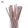 25 шт. Домашняя Кухня Свадебные Реквизиты Вечеринка Снежинка Питьевые Трубочки Рождественские Бумажные Трубочки Одноразовые Рождественские Украшения
