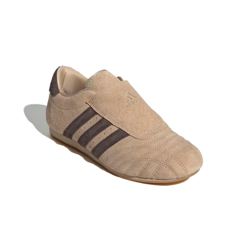 Adidas Taekwondo Comfortable Versatile Simple Fashion Shock Absorption Non-Slip Durable Low-Top Training Shoes Women Sneakers Brown JQ3606