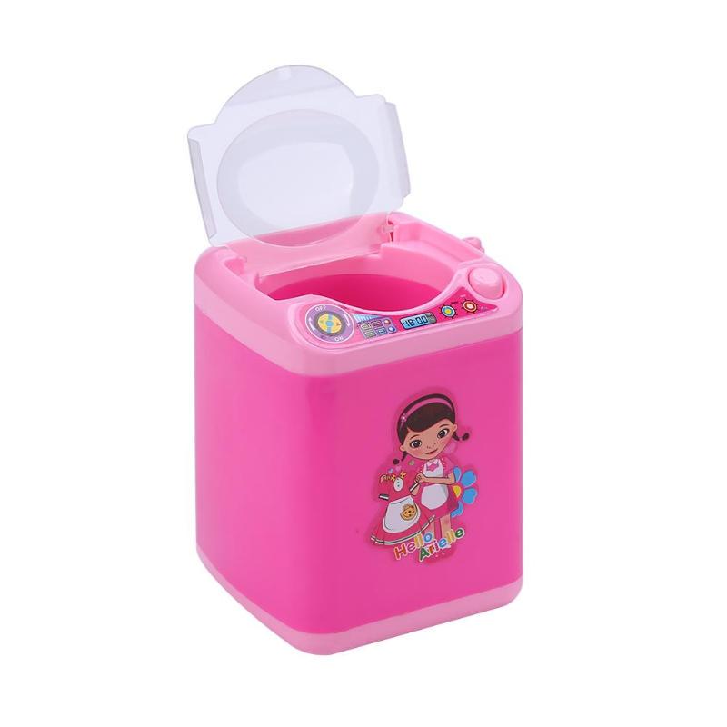 Мини Милая Машинка Для Стирки Кистей Для Макияжа Косметические Кисти Пуховка Инструменты Для Чистки Электрическая Автоматическая