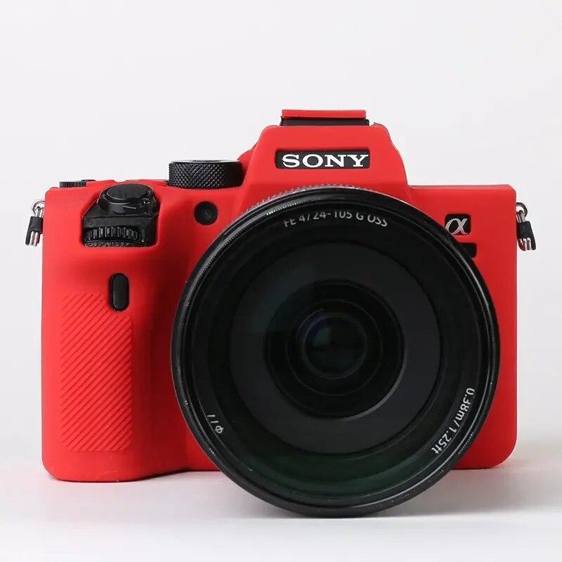 Силиконовый чехол для камеры Sony A7IV A7M4 A7c A7R A7 A7S Mark III IV A7SIII A7III A7RIII A7RIV
