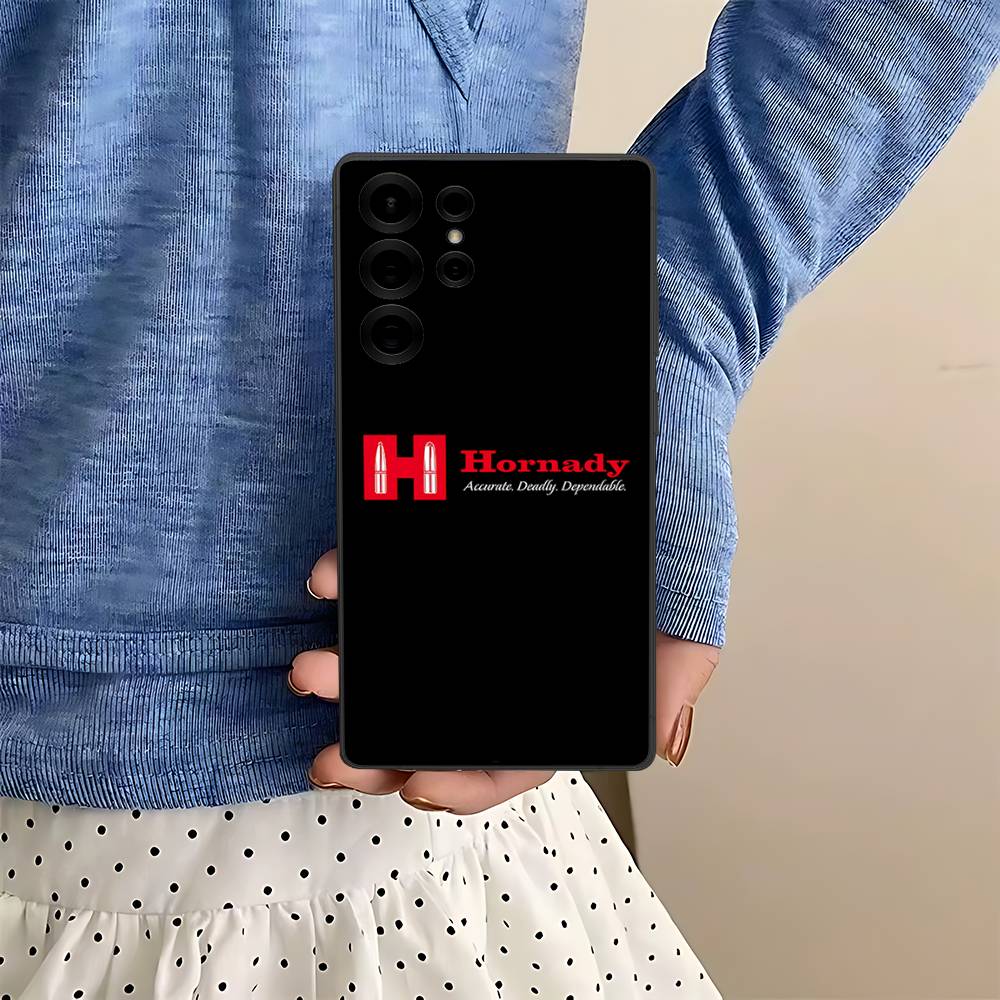 Hornady Logo Phone Case For Samsung S 24 Fe 25 Ultra Plus 20 Lite 21 30 22 23 24 22 Ultra 5G Fundas