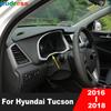 Для Hyundai Tucson 2016 2017 2018 Матовая Панель Рамки Приборной Панели Автомобиля Накладка Декоративные Элементы Интерьера Аксессуары