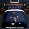 Дизайн Kylian Mbappe Комплект постельного белья 1 пододеяльник + 2 наволочки Мягкое дышащее домашнее постельное белье