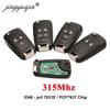 Jingyuqin 315 МГц ID46 PCF7931E/7937 Пульт дистанционного управления ключом от автомобиля для Chevrolet Cruze Aveo Epica Lova Camaro Impala Trax Orlando 2011-2015 2/3/4/5 кнопок Автомобиль США