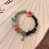 JMXD-China Wind Mulberry Childish Retro Ceramic Beaded Bracelet Women's New Chinese Natural Stone Girlfriend Bracelet Couple Bracelet