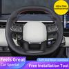 Factory Sell Interior Decoration Leather Hand Sewing Steering Wheel Cover for hyundai ELEXIO 2026