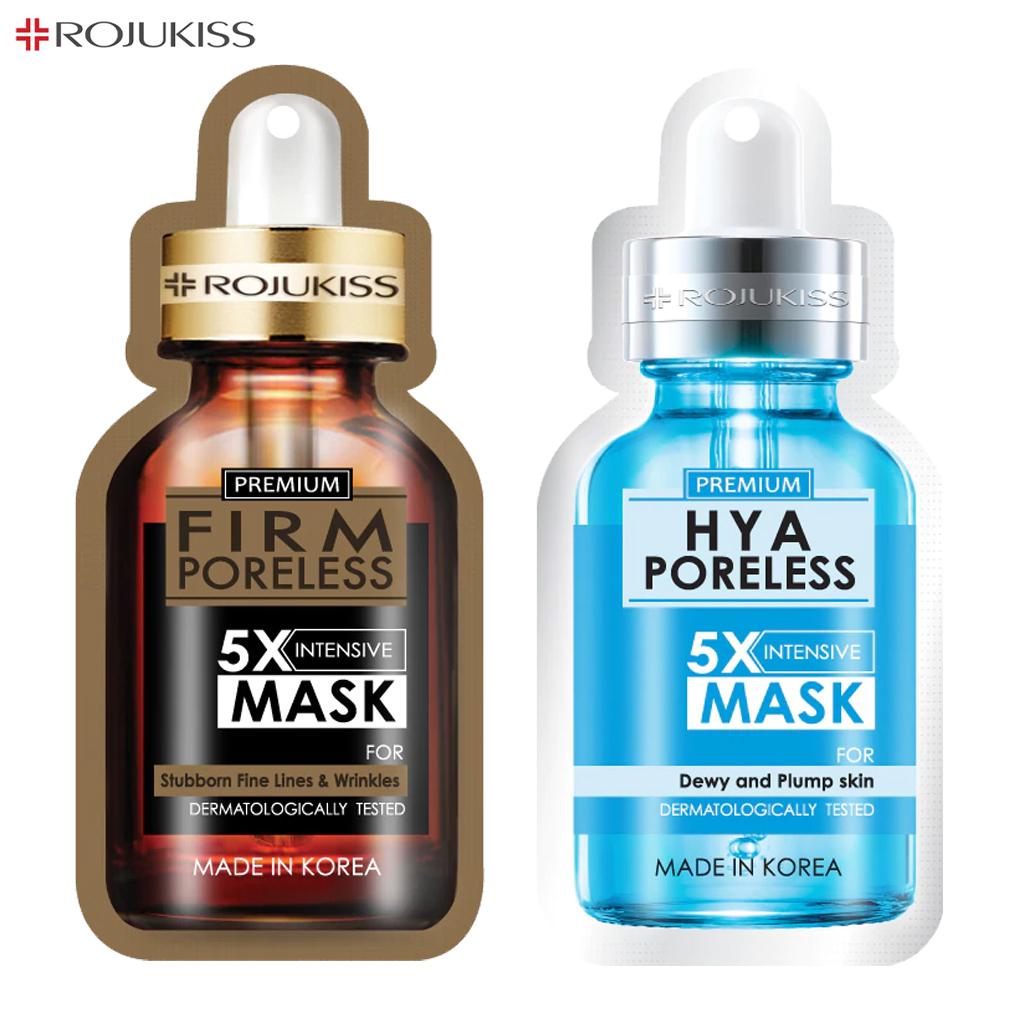 Rojukiss Акне/Укрепляющая/Красная сыворотка/Глута/HYA/Омега/Идеальная/Восстанавливающая/Белая/Цинковая интенсивная маска без пор 5X 25 мл - Thai Skincare