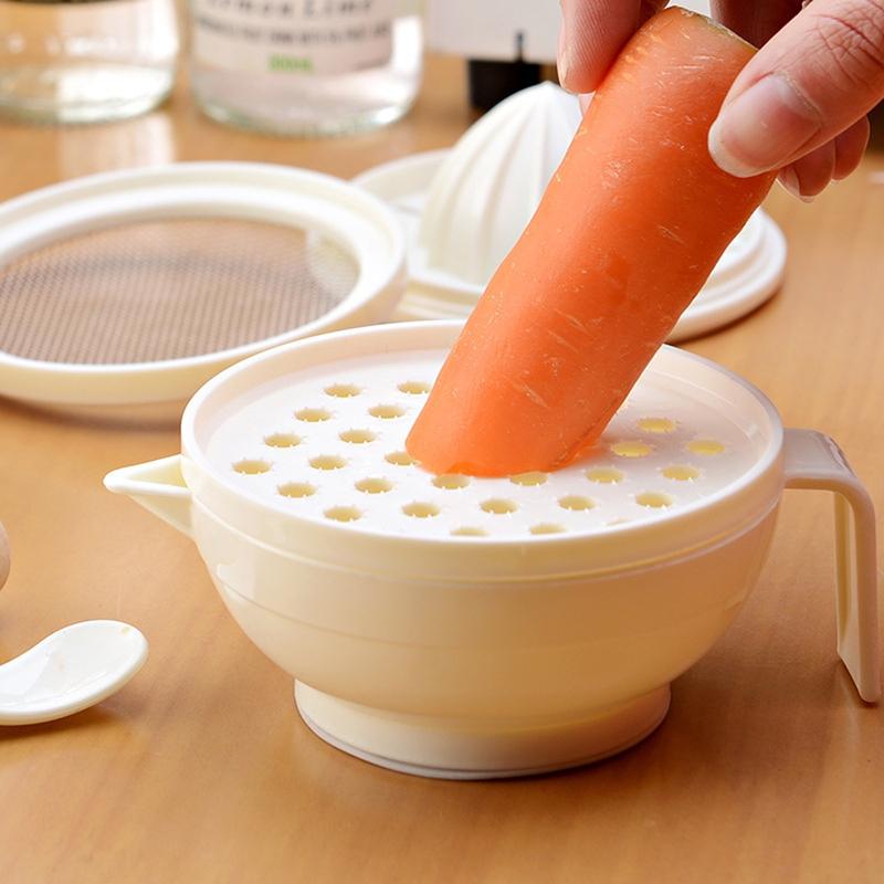Новый набор для измельчения детского питания, чаша для приготовления овощного сока, набор для приготовления цветного детского питания, мельницы, добавка