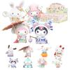TOP TOY Sanrio Splendid Costumes of the Four Seasons Series Box of Gachapon Blind Box Figures Soft Vinyl PVC Gift Birthday Christmas Present Kitty