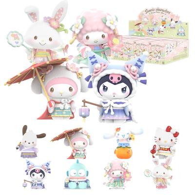 ЛУЧШАЯ ИГРУШКА Sanrio Великолепные костюмы серии «Четыре сезона» Коробка с гасяпоном, фигурки-сюрпризы, мягкий винил, ПВХ, подарок, на день рождения, на Рождество, Китти