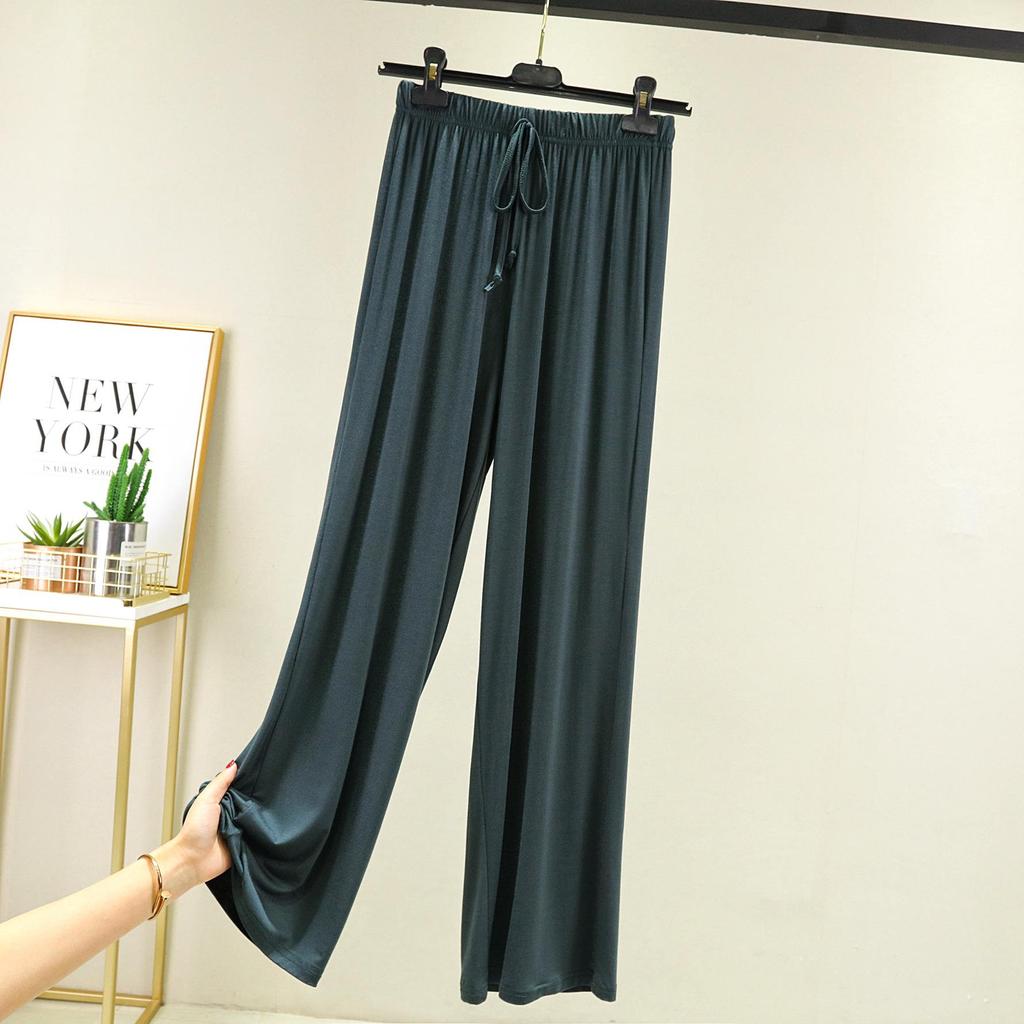 Женские летние тонкие домашние брюки с высокой талией, женские модные брюки, штаны для йоги, летние повседневные длинные брюки для бега, повседневные брюки