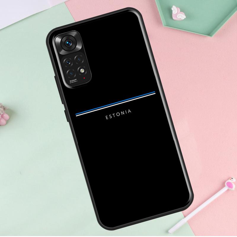 Герб Эстонии Эмблема для Redmi Note 12 Pro Plus Чехол для Redmi Note 10 8 9 11 Pro 12S 11S 10S 9S 9C 10C 12C Чехол