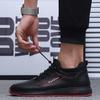 Мужская обувь Удобная модная обувь Повседневная обувь Корейская модная и универсальная мужская кожаная обувь Спортивная обувь для бега Мужская обувь