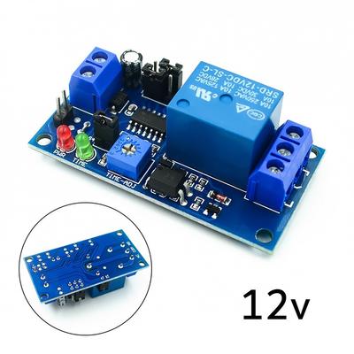 12 В постоянного тока с регулируемой задержкой реле времени, модуль выключателя задержки выключения