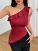 Women's Sexy Pure Desire Single-sided Camisole Vest, Careful Machine Off Shoulder Top