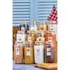 12 Pieces Labeled Glass Jar with Lid Vacuum Storage Container Jumbo Size 1300 Ml
