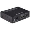 Amazon Basics Конвертер-экстрактор аудио из HDMI в HDMI 4K@30Hz, Разветвитель аудиосигнала HDMI на RCA L/R и оптический SPDIF, Прочный металлический корпус, Черный