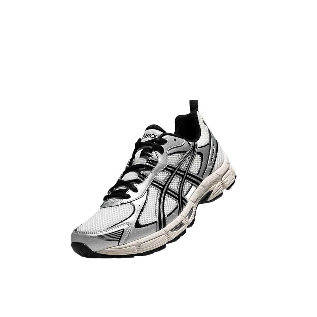 Asics Gel-Exalt 2 Удобная спортивная ткань Синтетическая кожа Амортизация Низкие кроссовки для бега Мужские кроссовки Черный Белый 1011C090-100