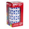 Roll Stickers Triangle 10.5 Mm Blue X 6 136