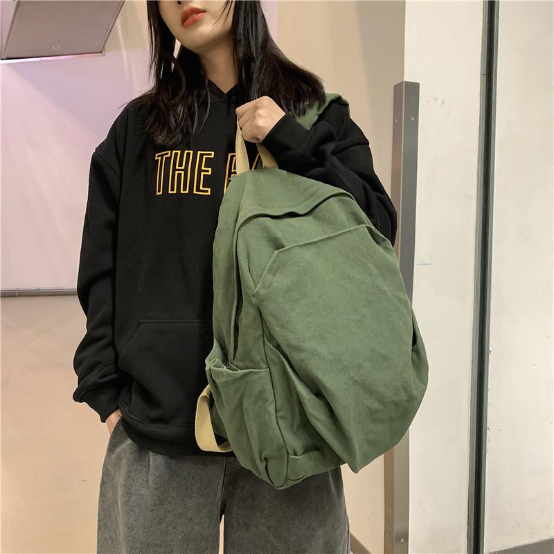 Школьный женский рюкзак из холста в стиле ретро, студенческий рюкзак