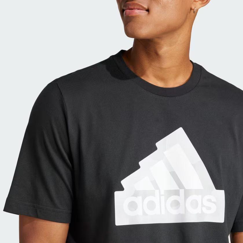 adidas Футболка с втачным рукавом мужская черная IS2855