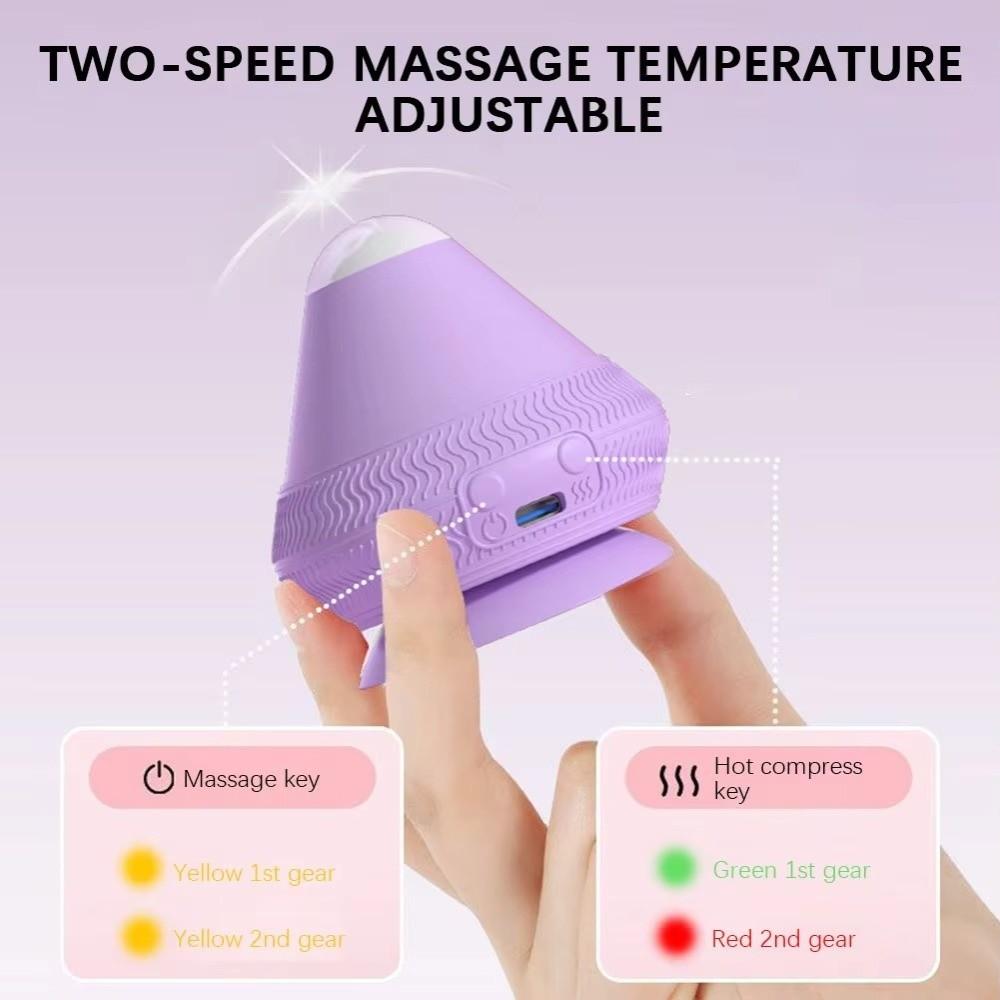 Silicone Fascia Ball USB Rechargeable Muscle Relaxation Massager New Vibrating Massage Ball