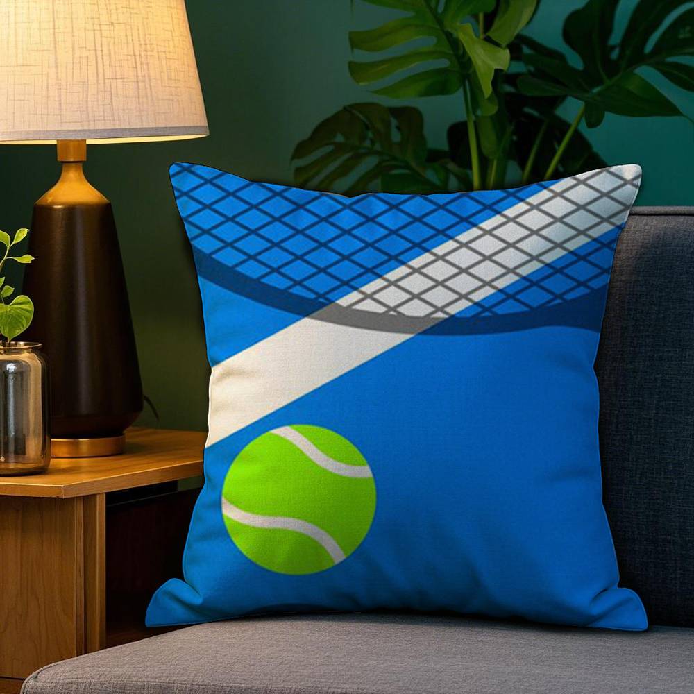 Любовь Теннис Искусство Наволочка Плюшевая Ткань Мягкий Двусторонний Принт Дом Диван Высокое Качество Наволочка Накидка