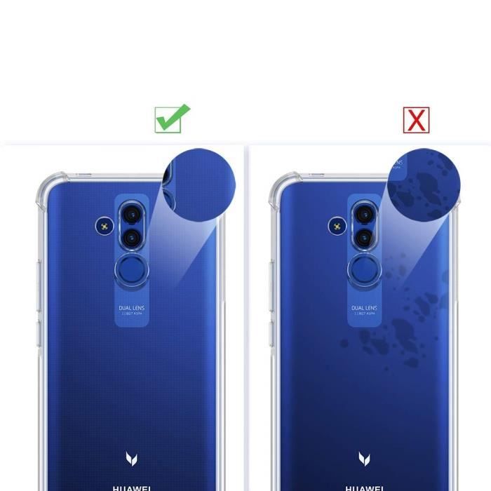 Coque Huawei MATE 20 LITE - Gel TPU Transparent Silicone Souple Anti Choc [Phonillico®]