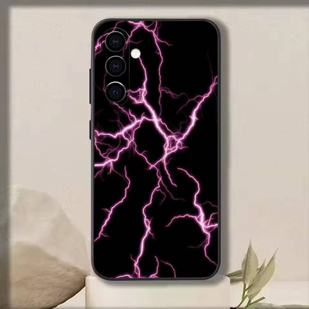 Крутое освещение Чехол для телефона Samsung Galaxy A73,A72,A71,A70,A53,A52,A51,Мягкий силиконовый черный чехол
